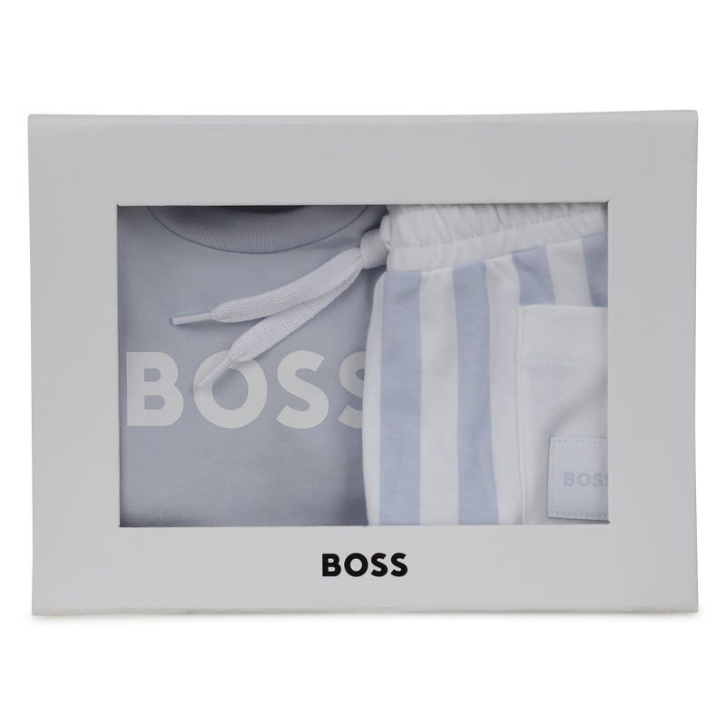 T-SHIRT + KORTE BROEK SET BOSS 
                        BOY