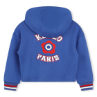 Sweat-shirt brod&eacute; &agrave; capuche KENZO KIDS 
                    FILLE