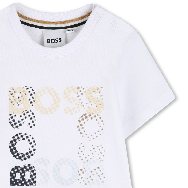 T-SHIRT MET KORTE MOUWEN BOSS 
                        BOY
