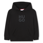 Sweat-shirt &agrave; capuche, NOIR, hi-res
