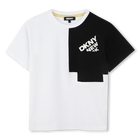 Wijd T-shirt met borstzakje DKNY 
                    UNISEX