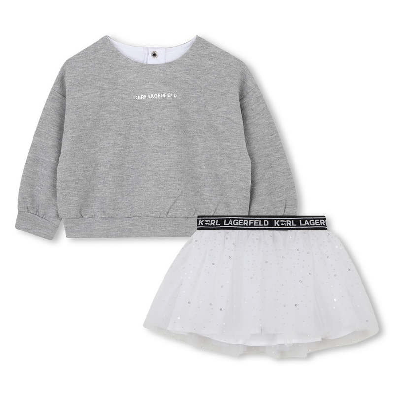 Ensemble sweat et jupe KARL LAGERFELD KIDS 
                        FILLE