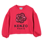 Sweat &agrave; manches longues ballon KENZO KIDS 
                    FILLE