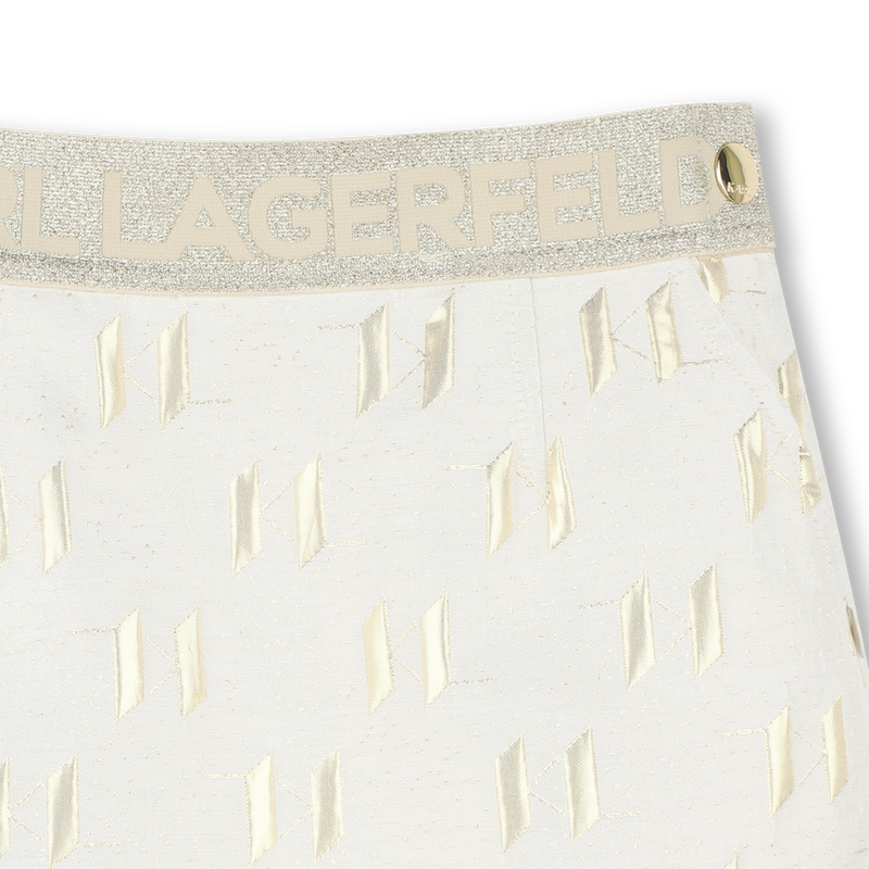 Jupe de c&eacute;r&eacute;monie en jacquard KARL LAGERFELD KIDS 
                        FILLE