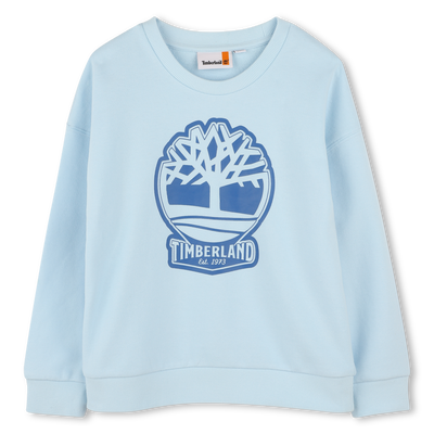 Sweat-shirt avec imprim&eacute; logo TIMBERLAND GARCON