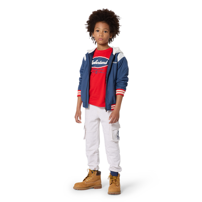 FLEECE JAS MET CAPUCHON TIMBERLAND BOY