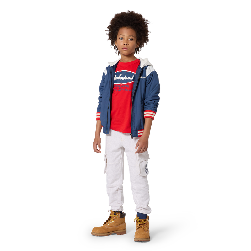 FLEECE JAS MET CAPUCHON TIMBERLAND 
                        BOY