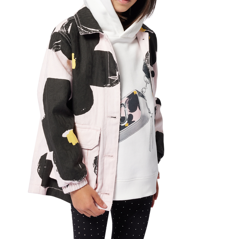 Fleece sweatshirt met capuchon MARC JACOBS 
                        GIRL