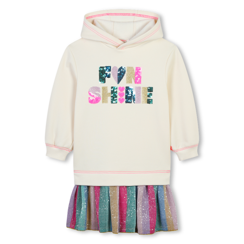 Hippe jurk van twee materialen BILLIEBLUSH 
                        GIRL