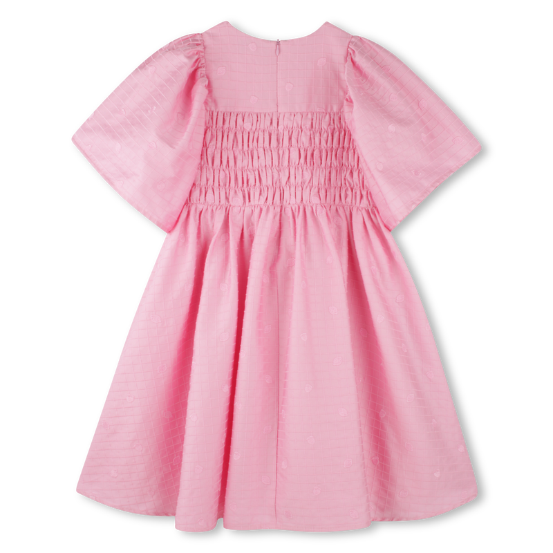 Robe brod&eacute;e en satin de coton KENZO KIDS 
                        FILLE