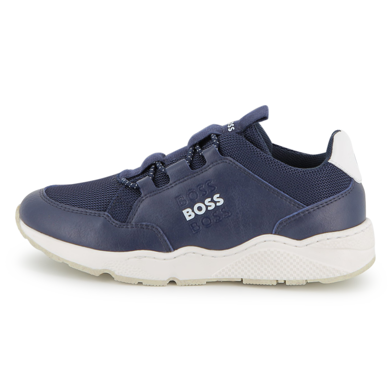 SNEAKERS MET VETERS BOSS 
                        BOY