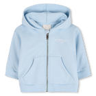 Hoodie met rits, LICHT BLAUW, hi-res