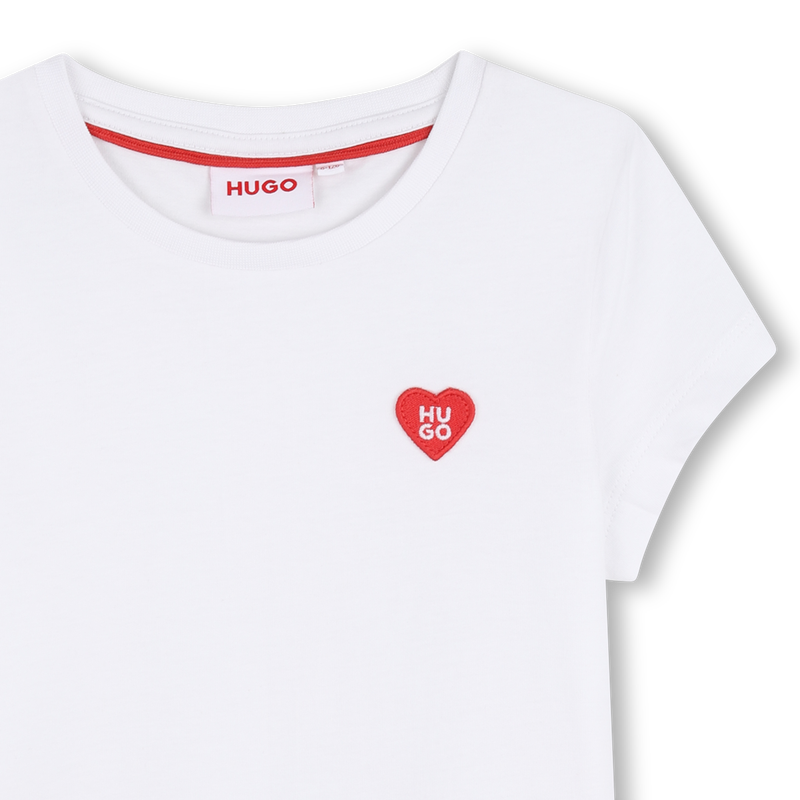 T-SHIRT MET KORTE MOUWEN HUGO 
                        GIRL