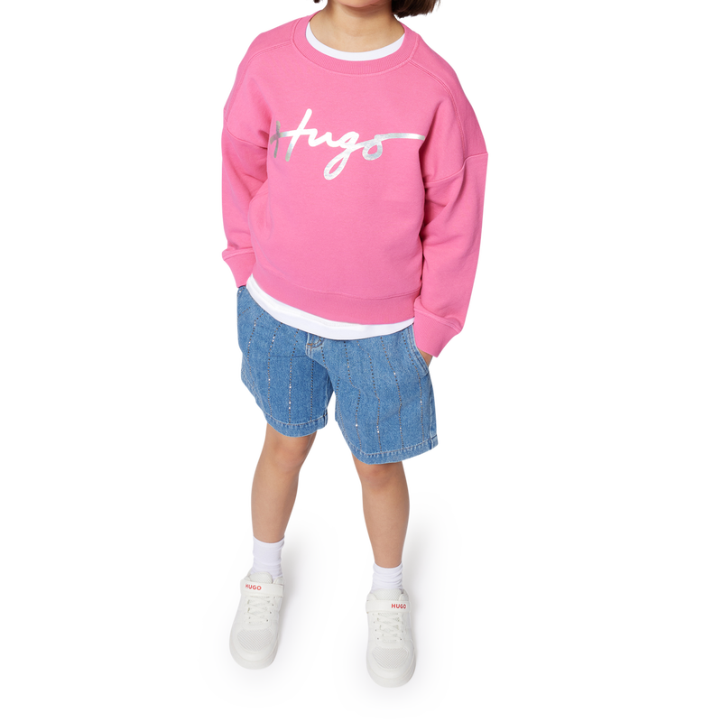 Sweat-shirt en molleton HUGO 
                        FILLE
