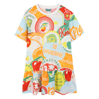 Robe imprim&eacute;e multicolore KENZO KIDS 
                    FILLE