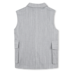 Veste sans manche &agrave; rayures DKNY 
                    FILLE