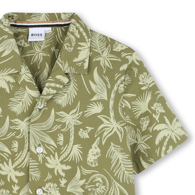 Overhemd van katoenen poplin BOSS 
                        BOY