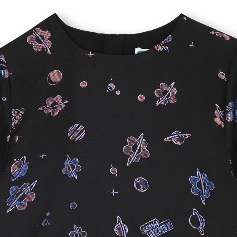 Jurk met lange mouwen KENZO KIDS 
                        GIRL