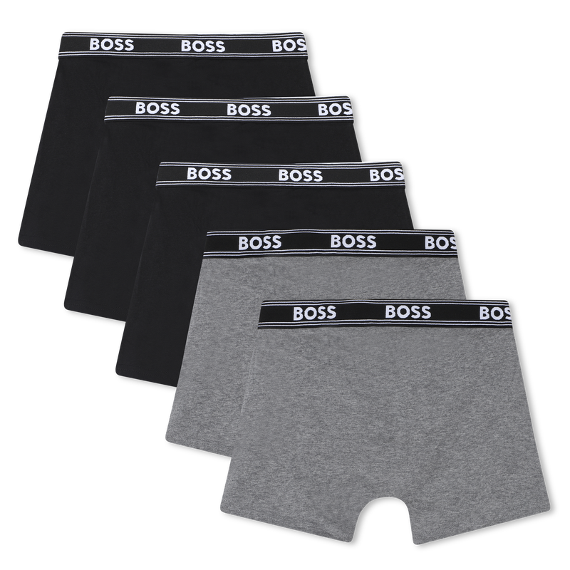 LOT DE 5 BOXERS BOSS 
                        GARCON