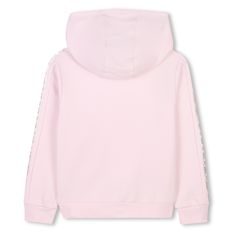 Cardigan molletonn&eacute; &agrave; capuche MICHAEL KORS 
                        FILLE