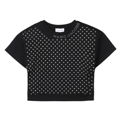Katoenen top met strass MARC JACOBS GIRL