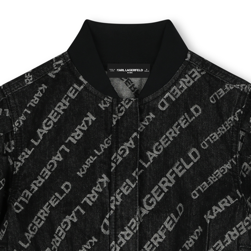 Veste jean manches bouffantes KARL LAGERFELD KIDS 
                        FILLE