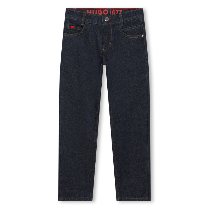 Katoenen 5-pocket-jeans HUGO 
                        BOY