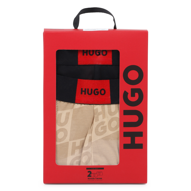 LOT DE 2 BOXERS HUGO 
                        GARCON
