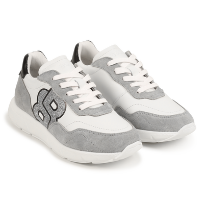 Leren sneakers met veters BOSS GIRL