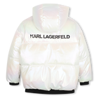 Doudoune &agrave; capuche KARL LAGERFELD KIDS 
                    FILLE