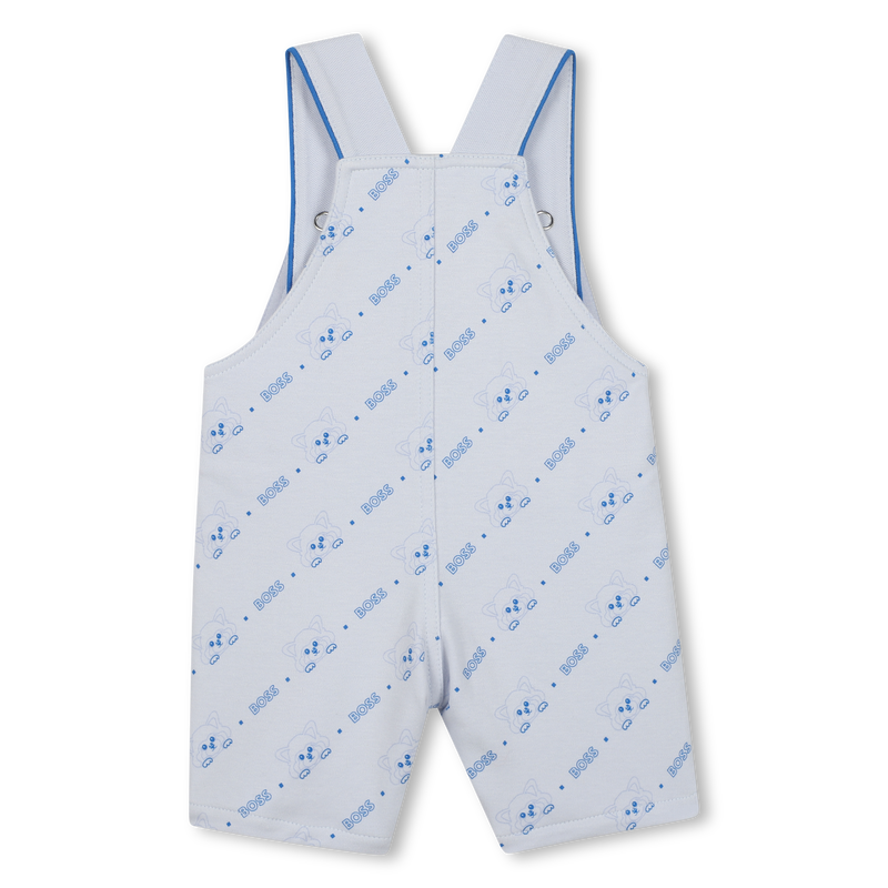 Salopette-short imprim&eacute; panda BOSS 
                        GARCON