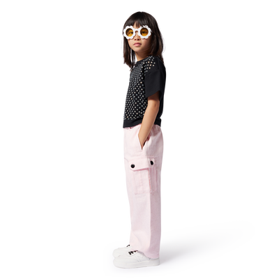 Pantalon &agrave; poches en coton MARC JACOBS FILLE