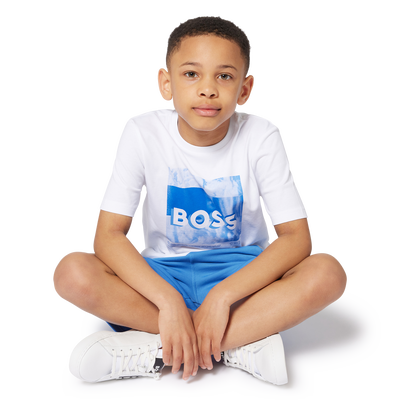 Katoenen T-shirt korte mouwen BOSS BOY