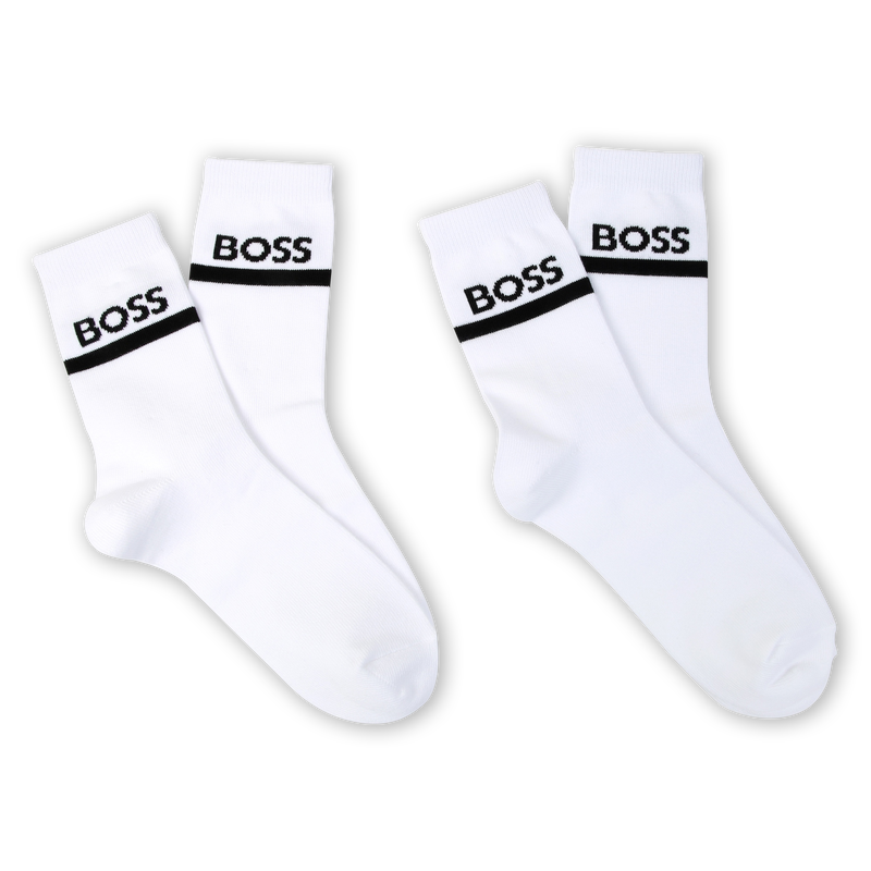 LOT DE 2 PAIRES DE CHAUSSETTES BOSS 
                        GARCON