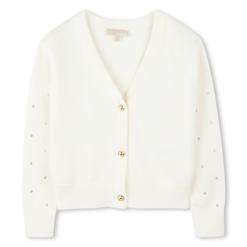 Cardigan boutonn&eacute; en tricot MICHAEL KORS 
                        FILLE