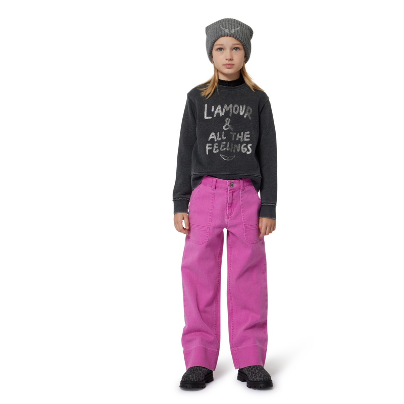 Sweat-shirt en molleton ZADIG & VOLTAIRE 
                        FILLE