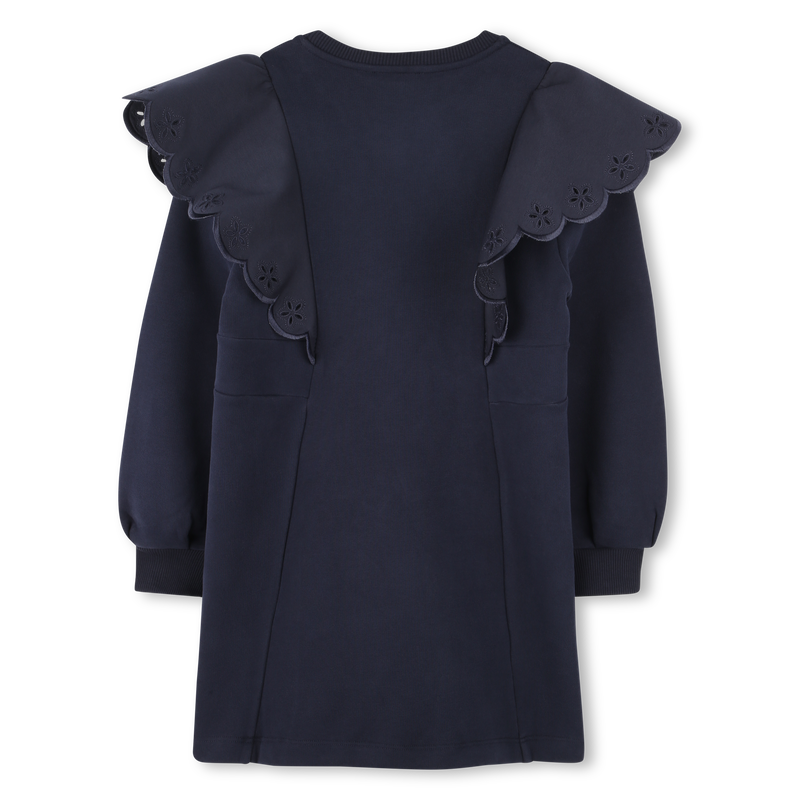 Robe en molleton &agrave; volants CHLOE 
                        FILLE