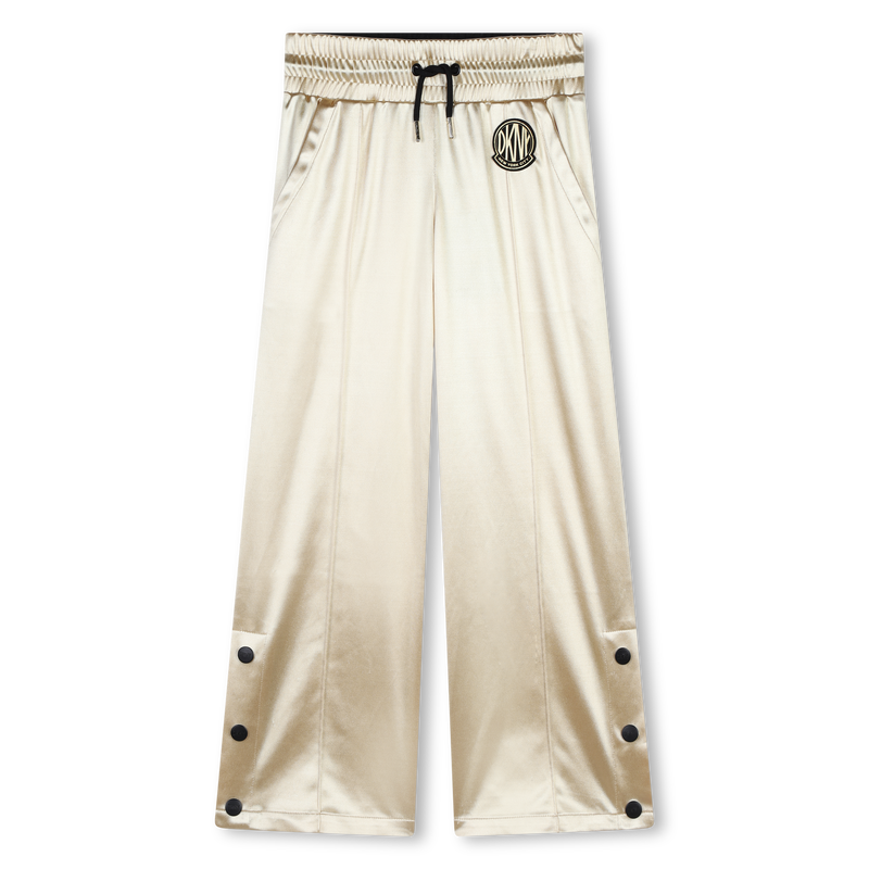 Brede glanzende broek DKNY 
                        GIRL