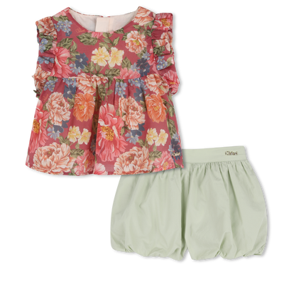 Top + puffy broek set CHLOE MEISJE