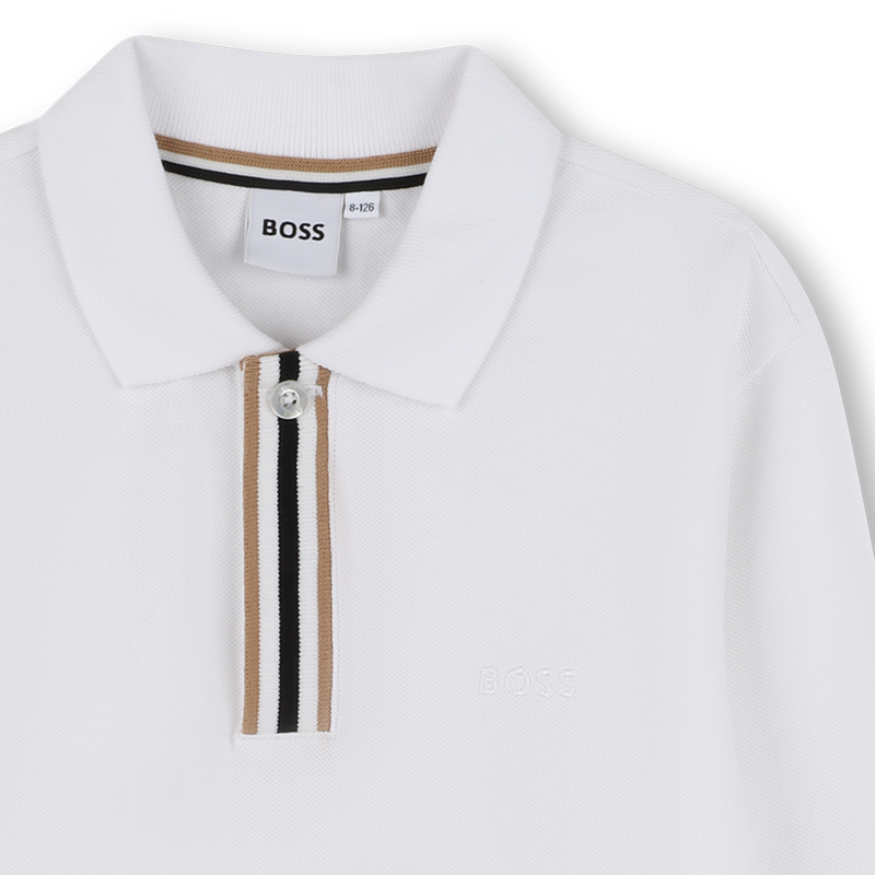 Poloshirt met lange mouwen BOSS 
                        BOY