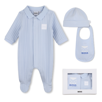PYJAMA SET + BIB + MUTS BOSS BOY
