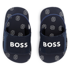 Slippers met klittenband BOSS 
                    BOY