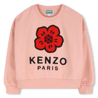Ongeborsteld fleece sweatshirt KENZO KIDS 
                    GIRL