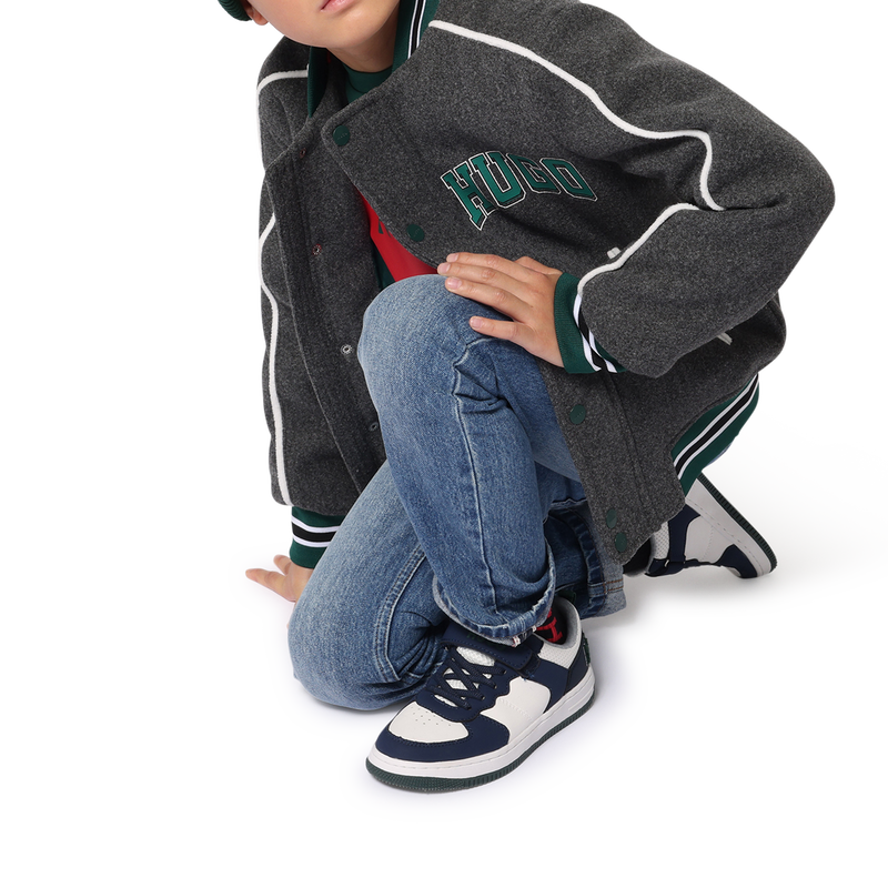 Gebreide muts van katoen HUGO 
                        UNISEX