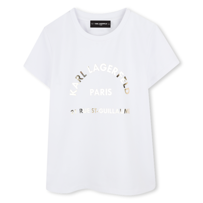 T-shirt &agrave; manches courtes KARL LAGERFELD KIDS 
                        FILLE
