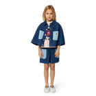 Jeansshort met zakken KENZO KIDS 
                    GIRL