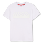 T-shirt met korte mouwen, WIT, hi-res