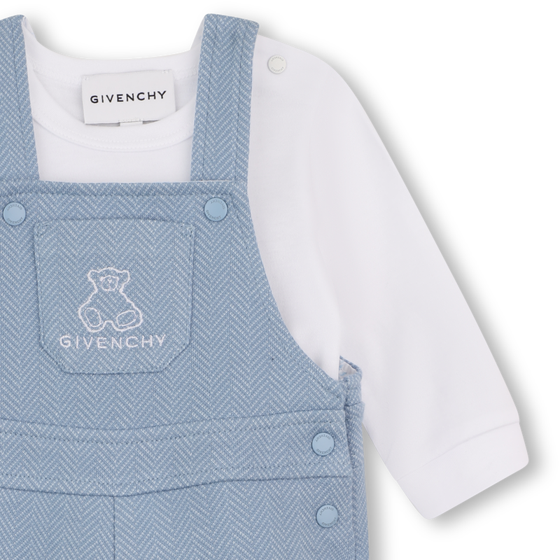 Ensemble salopette et tee-shirt GIVENCHY 
                        GARCON