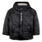 Polyester donsjack met capuchon KARL LAGERFELD KIDS 
                    BOY