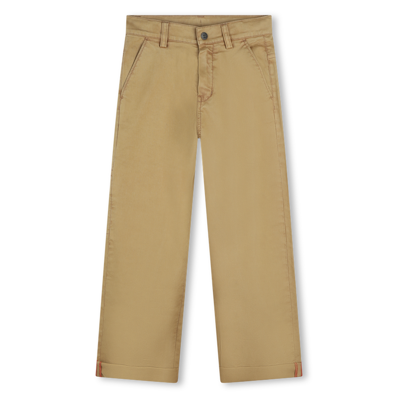 Broek met zakken van twill TIMBERLAND 
                        JONGEN